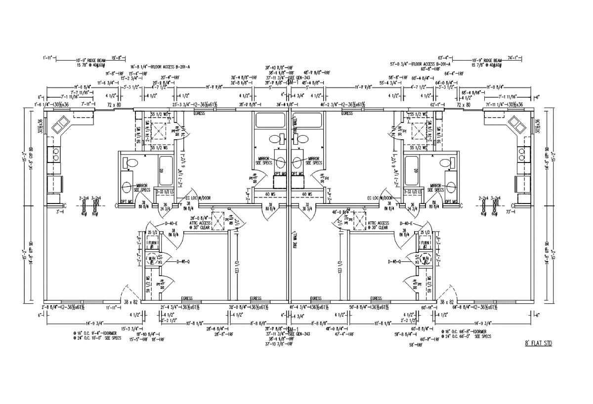 Duplex 9707 By Skyline Homes - ModularHomes.com